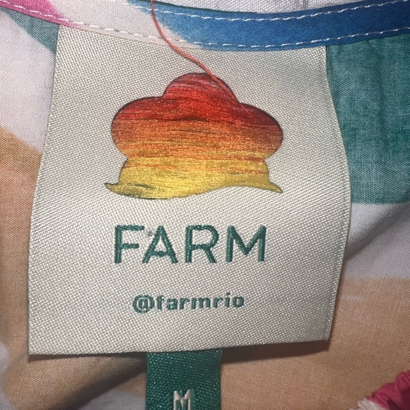 FARM Rio Multicolor Wave Crop Top - Picture 3 of 4